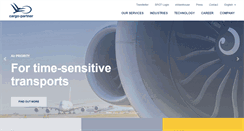 Desktop Screenshot of cargo-partner.com